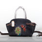 The First Layer Cowhide Dumpling Portable Shoulder Bag
