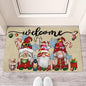 Country Striped Christmas Decorative Floor Mat