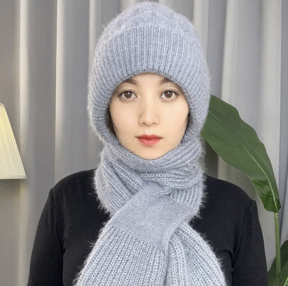 Hand-knitted Stylish And Versatile Outdoor Cold And Wind-proof Hat