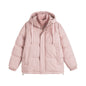 Winter Fake Two-piece Cotton-padded Coat For Men And Women Loose Cotton Jacket