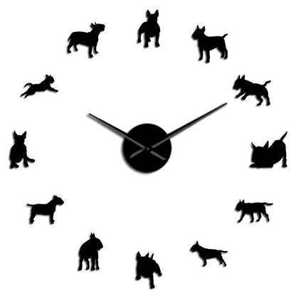 Modern 3D DIY Large Wall Clock - Luxury Acrylic Mirror Quartz Silent Home Decor for Living Room & Bedroom