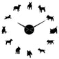 Modern 3D DIY Large Wall Clock - Luxury Acrylic Mirror Quartz Silent Home Decor for Living Room & Bedroom