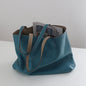 Double-sided Head Layer Cowhide Large Capacity Women's Bag