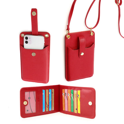 Ladies Vertical Zipper One-shoulder Diagonal Coin Purse
