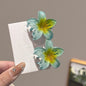 High Sense Plumeria Rubra Seaside Holiday Barrettes