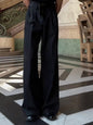 High-waisted Casual Wide-leg Pants