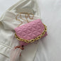 Solid Color Simple Chain Shoulder Bag