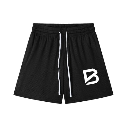 Mesh Drawstring Shorts - Lightweight Gym Shorts | BRACE