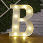 26 Letters White LED Night Light Marquee Sign Alphabet Lamp