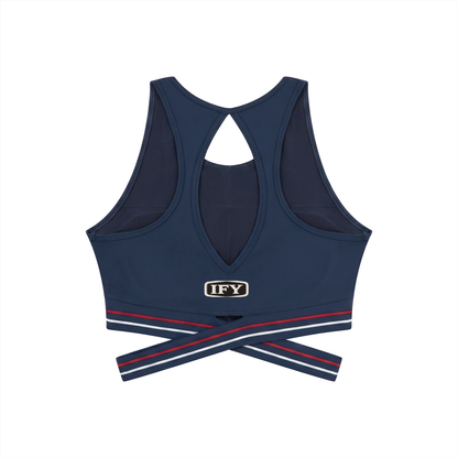 Women’s Criss-Cross Band Sports Bra