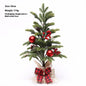 Christmas Decoration Upside Down Christmas Tree Horn Rattan Christmas Wreath