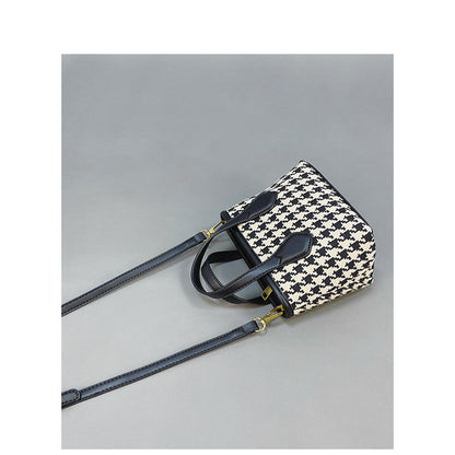 Fashion Houndstooth Single-shoulder Messenger Bag