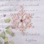 Thanksgiving Christmas Gift Snowflake Projection Necklace