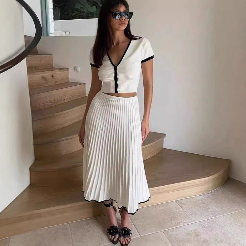 Knitted Dress 2-piece Set