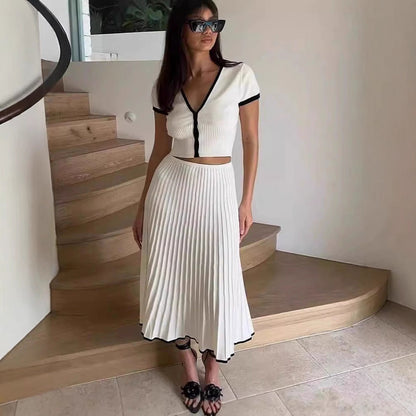 Knitted Dress 2-piece Set