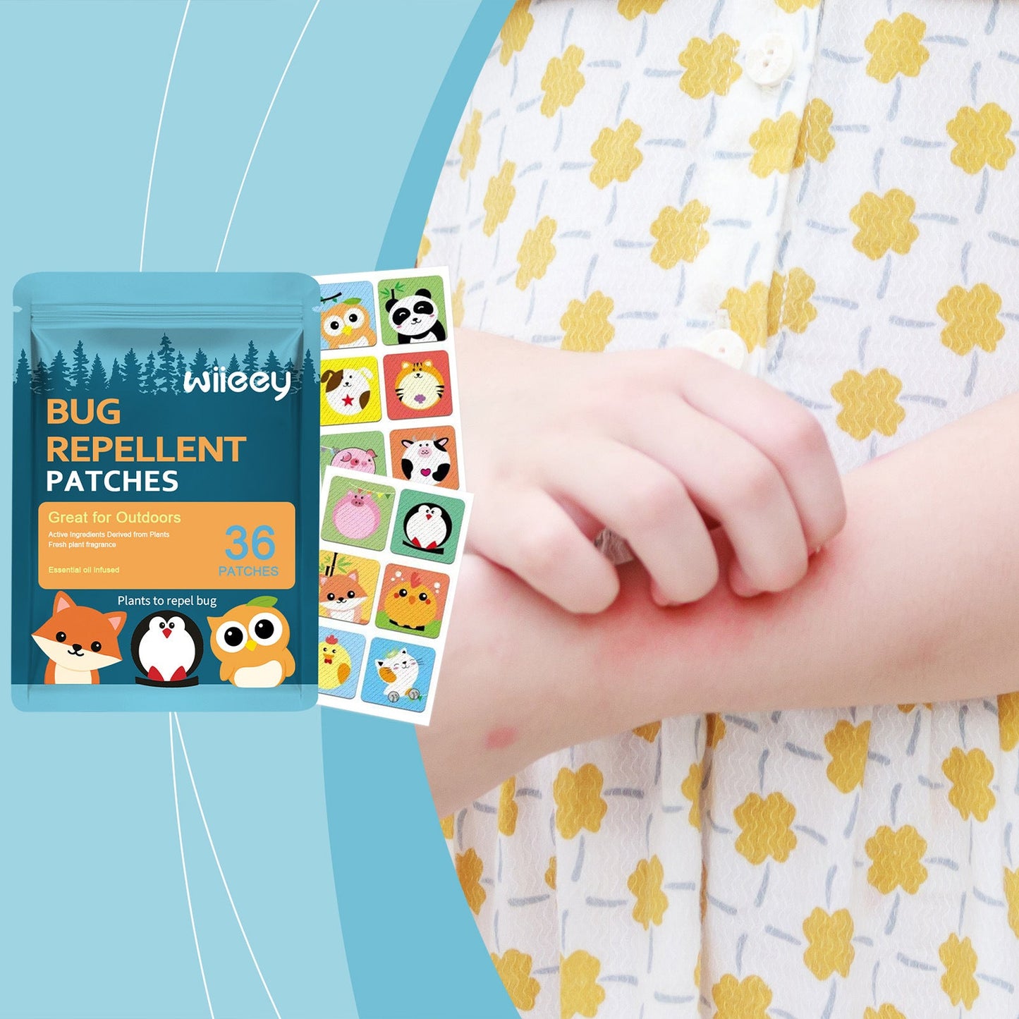 WIIEEY Mosquito Repellent Stickers