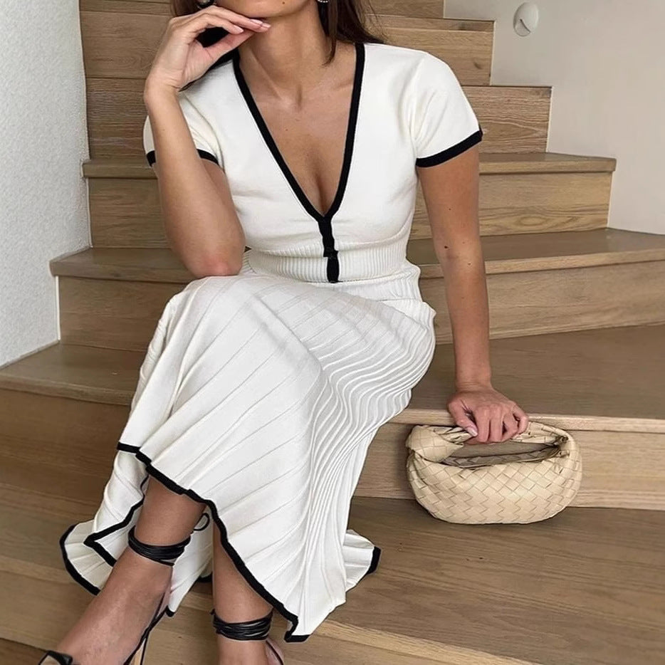 Knitted Dress 2-piece Set