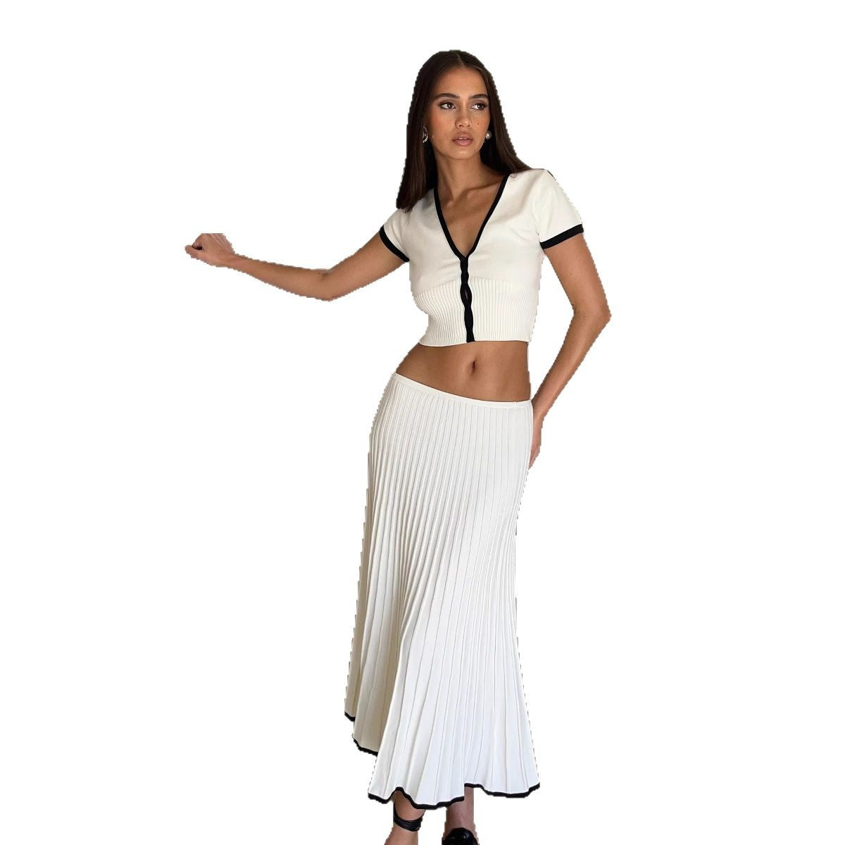 Knitted Dress 2-piece Set