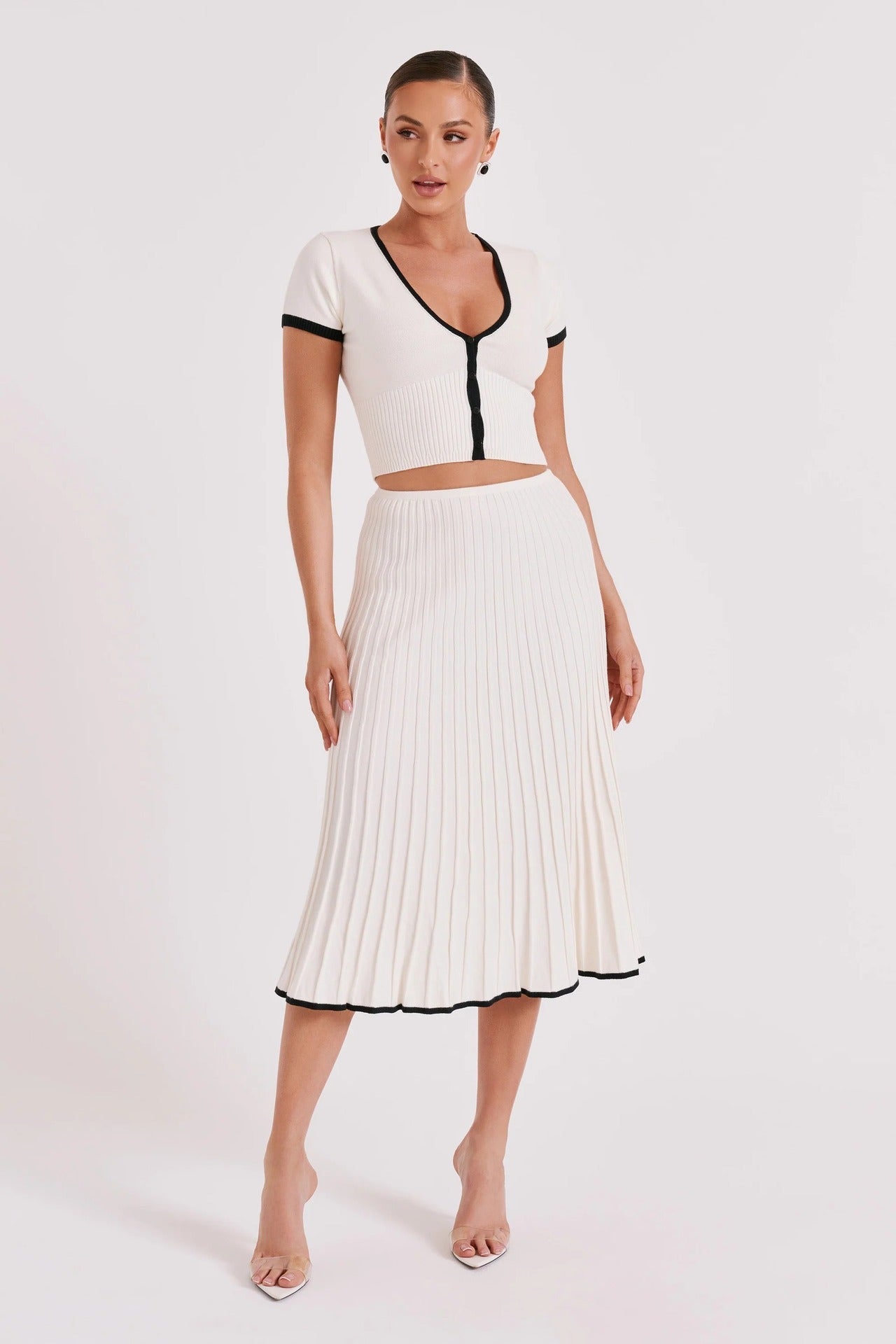 Knitted Dress 2-piece Set