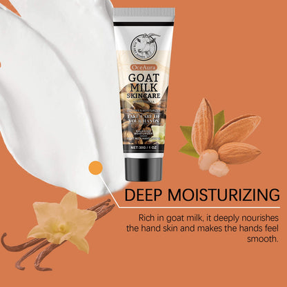 Goat's Milk Hand Cream Nut Vanilla Firm And Bright