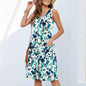 Female Versatile Sleeveless Printed Dress Spring And Summer