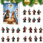 Christmas Countdown Pet Pendant Home Decoration