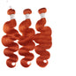 Real Hair Curtain Block Orange Europe And America