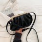 Messenger Bag Solid Color Simple One-shoulder Messenger Small Square Bag