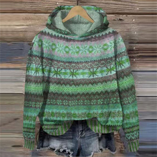 Best-selling Autumn Women's Sweater With Print