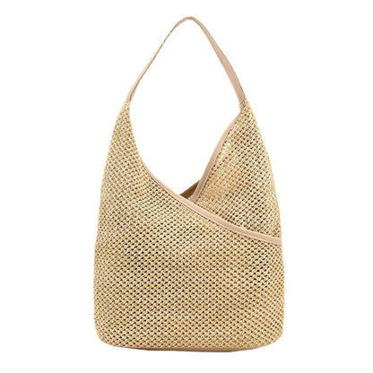 Women's Large-capacity Straw Shoulder Bag
