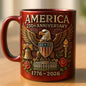 America's 250th Anniversary Commemorative Ceramic Mug - Limited Edition 2026 Patriotic Gift