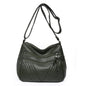Women's Fashion Casual Crossbody Soft Leather Multi-pocket Shoulder Bag