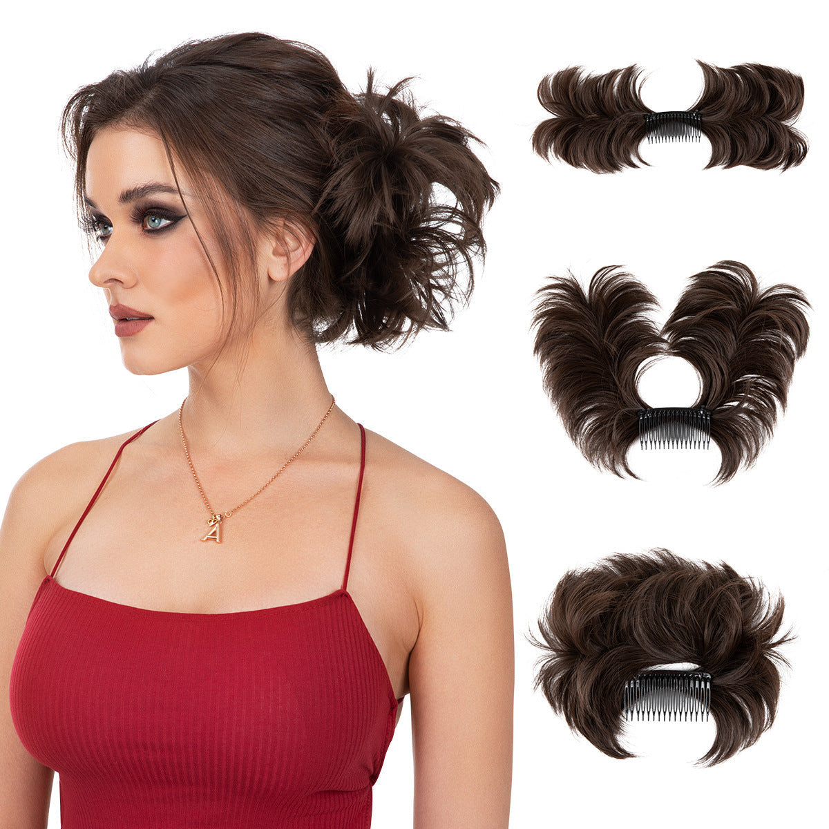 European And American Wig Set Women's Adjustable Grip