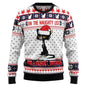 Men's 3D Digitally Printed Athletic Loose-fit Long-sleeve Crewneck Hoodie