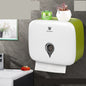 Wall Mounted Tissue Box Holder - No Drill Bathroom Paper Towel Dispenser for Hotel Home