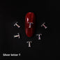 26 Letter Alloy Nail Ornament Nail Crystal