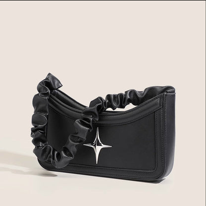 French Ins Style Pleated Underarm Bag
