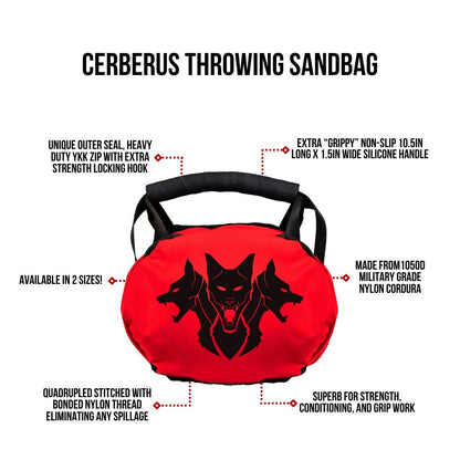 Strongman Throwing Sandbag