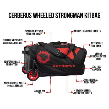 CERBERUS Wheeled Strongman Kit Bag