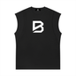 BRACE Spliced Panel Sleeveless Muscle T-Shirt