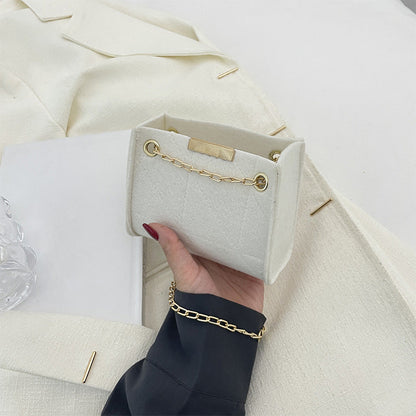 Women's Fashion Korean Style Environmental Protection Shoulder Messenger Lunch Small Square Bag