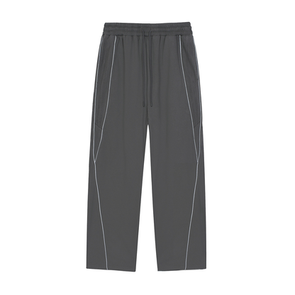 Striped Straight-Leg Sweatpants - Reflection Gym Pants | BRACE