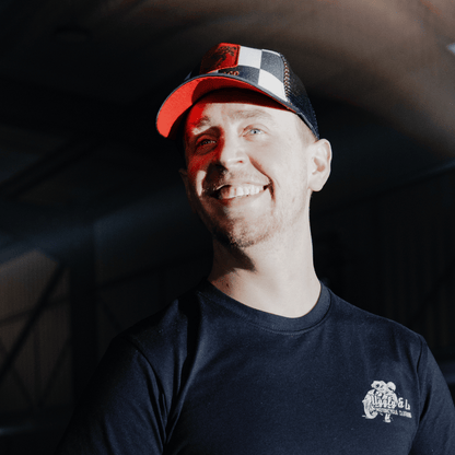 Chequered Flattrack Cap