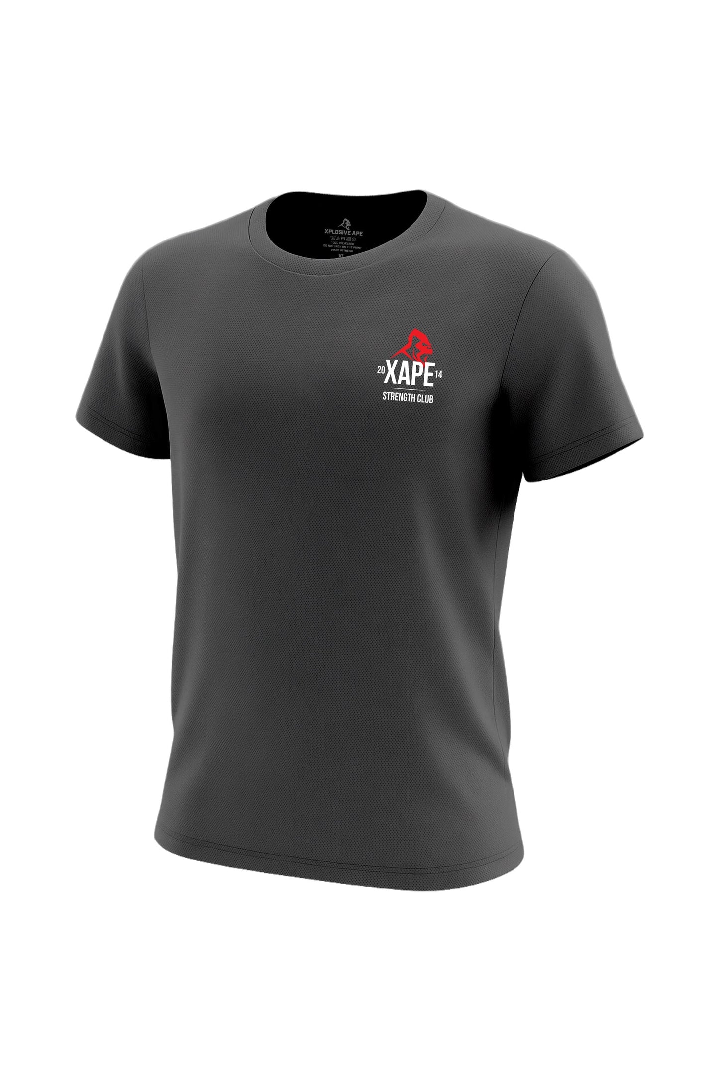XAPE Classic Strength X Tech Tee - Charcoal
