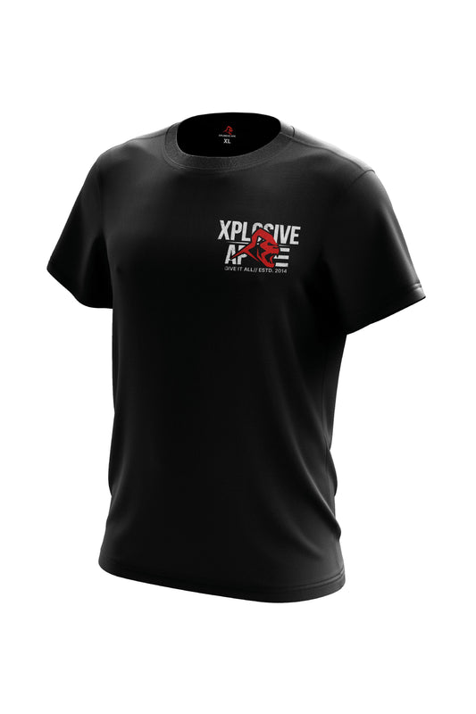 XAPE Stacked Logo Tee - Black