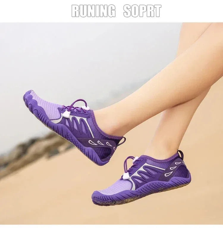 Comfortable Aqua Shoes For Men - Neoprene Indoor Outdoor Fitness Sneakers - Lightweight & Breathable