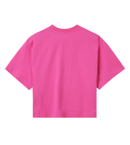 "Be Nice" - Womens Crop - (Yellow Smiley)