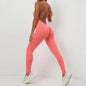 Cross-Strap Yoga Jumpsuit - Quick-Drying, Tight-Fitting Seamless Fitness Leggings for Women