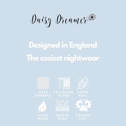 Cuddly Raccoon Fleece Hooded Pyjama Set for Women and Girls Super Soft Sherpa Lined Nightwear Ideal Mother Daughter Gift Cosy Boutique by Daisy Dreamer