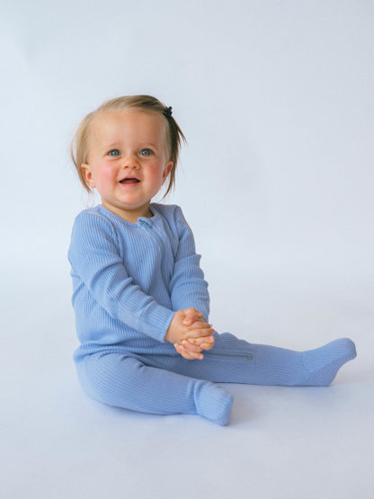 Powder Blue Sleepsuit